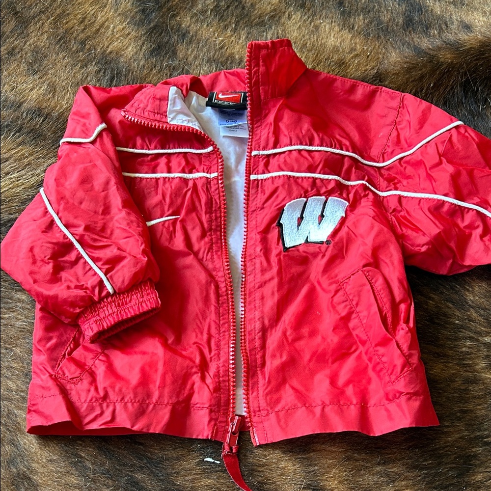 Nike Red Jacket with White Accents
